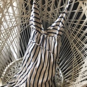 Sans Souci Other - Sans Souci Halter jumper jumpsuit blue stripes Sans Souci Other - Sans Souci Halter jumper jumpsuit blue stripes